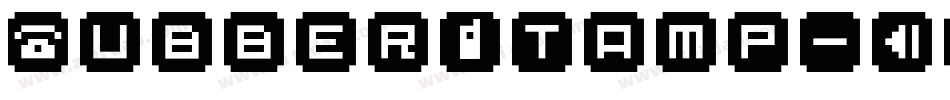 RubberStamp-Condensed Normal字体转换